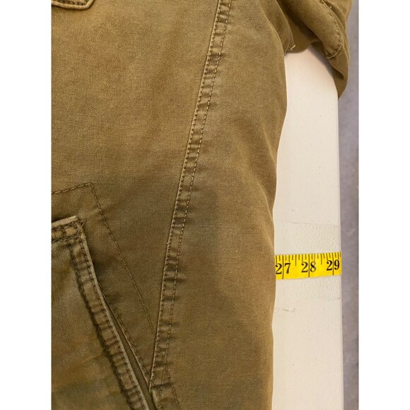 Levis Mens Sherpa Lined Cotton Jacket Olive Drab Khaki XXL - Picture 14 of 16